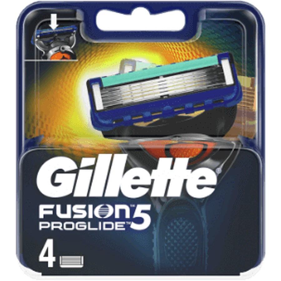Сменные насадки Gillette Fusion Proglide 4 шт.: цены и характеристики
