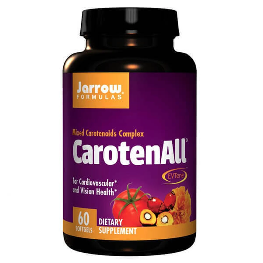 Jarrow Formulas CarotenAll, комплекс каротиноїдів, 60 капсул: ціни та характеристики