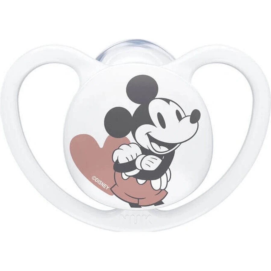 NUK Пустушка Space DISNEY Міккі 0-6м. коробка 1×1шт, пустушка, 0-6м.: ціни та характеристики