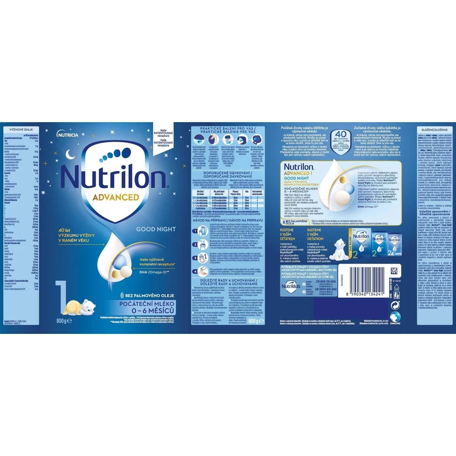 Детская молочная смесь Nutrilon 1 Advanced Good Sleep Initial, 800 г: цены и характеристики