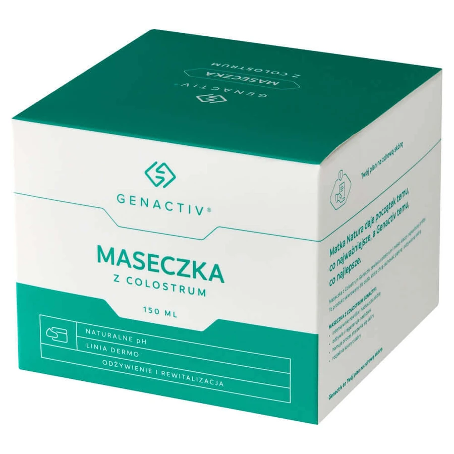 Genactiv, маска для лица из колострума, 150 мл: цены и характеристики