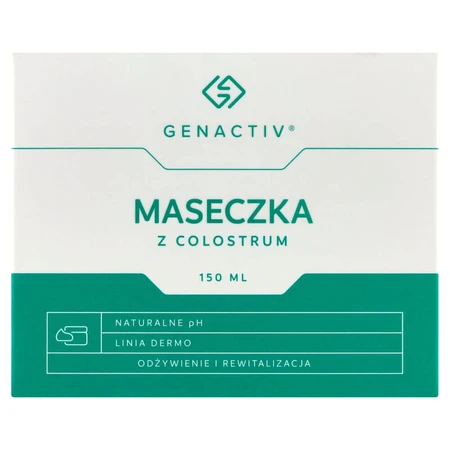 Genactiv, маска для лица из колострума, 150 мл: цены и характеристики
