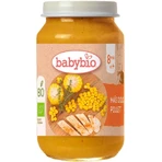 BABYBIO органическая сладкая кукуруза с фермерской курицей 1×200 г, органический овощной гарнир: цены и характеристики