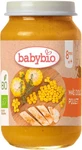 BABYBIO органическая сладкая кукуруза с фермерской курицей 1×200 г, органический овощной гарнир