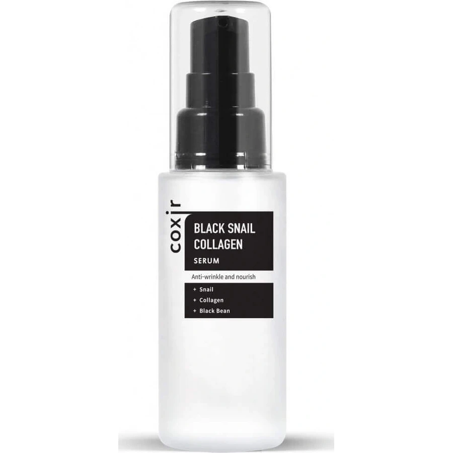 Коллагеновая сыворотка Coxir Black Snail Collagen Serum 1×50 мл, антивозрастная сыворотка: цены и характеристики