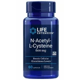 NAC N-ацетил-L-цистеїн 600 мг (60 капсул) LifeExtension