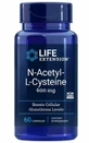 NAC N-ацетил-L-цистеїн 600 мг (60 капсул) LifeExtension