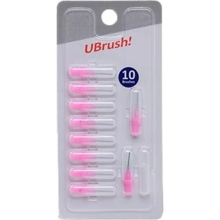 UBrush! - межзубная зубная щетка - 0,7 мм ручная 1×10 шт, межзубные щетки