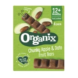 Батончик Organix Chunky Apple&Date Fruit Bars, органический, для детей с 12 месяцев, 6 шт. по 17 г