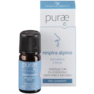 Purae Respira alpino Ефірна олійна суміш для очищення повітря та ароматизованого дихання 10 мл