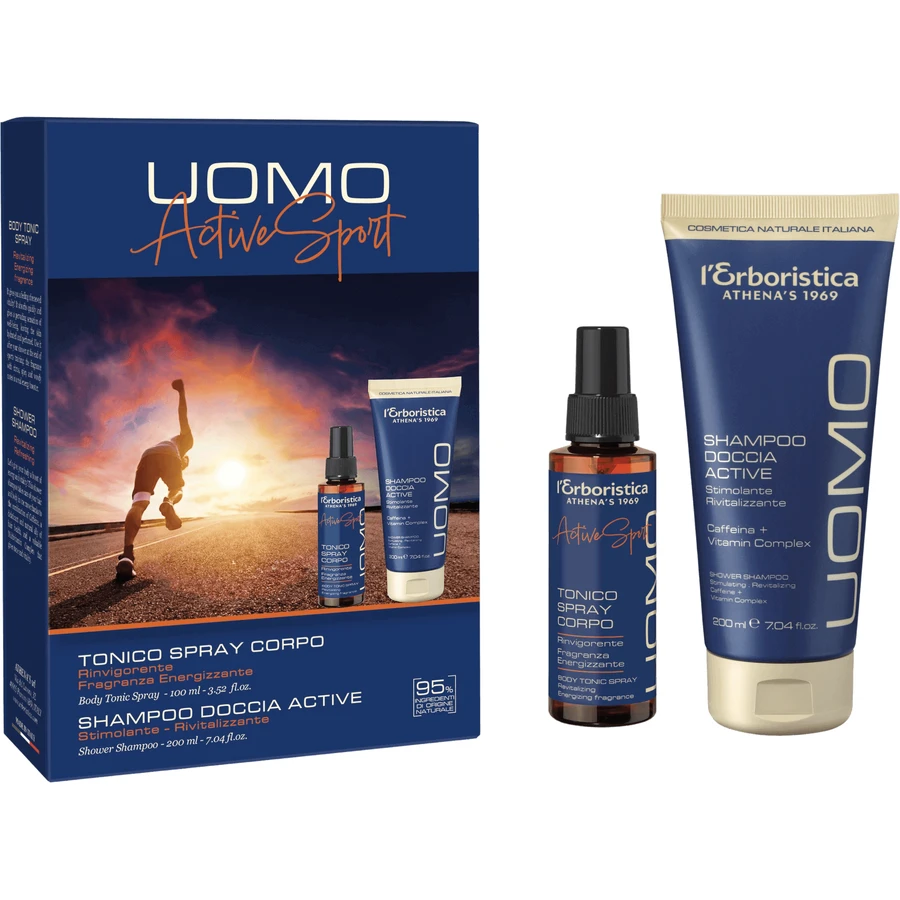 Erboristica Uomo Active Sport косметический набор для мужчин 2 шт: цены и характеристики