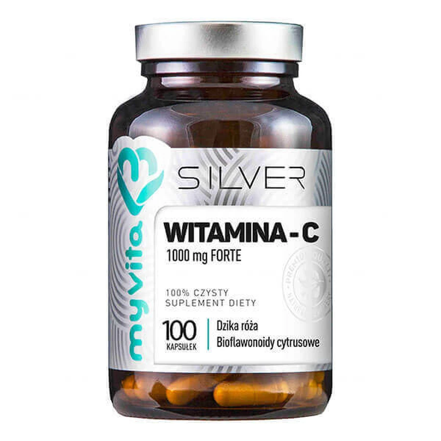 MyVita Silver Вітамін С 1000 мг Форте 100 капсул: ціни та характеристики