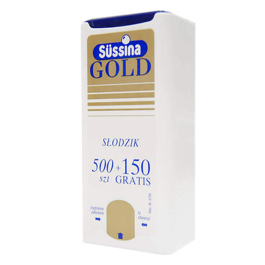 Sussina Gold, Сода з дозатором, 500 таблеток: ціни та характеристики
