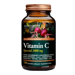 Doctor Life Вітамін С спеціальний 1000 мг, 120 капсул