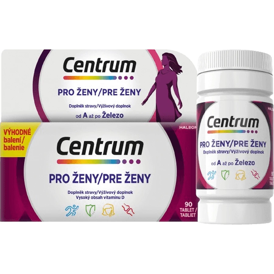 Centrum мультивитамины для женщин 90 таблеток: цены и характеристики