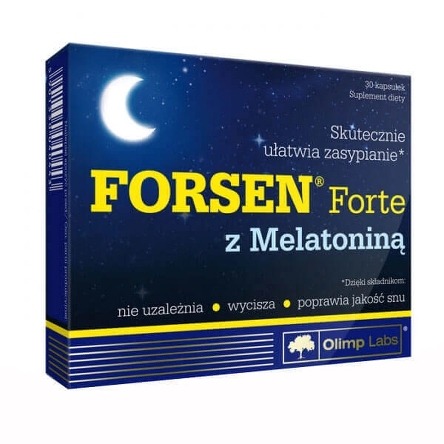 Olimp Forsen Forte с мелатонином, 30 капсул: цены и характеристики