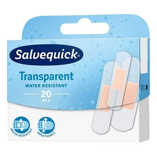 Salvequick Прозорий пластир, 20 шт.
