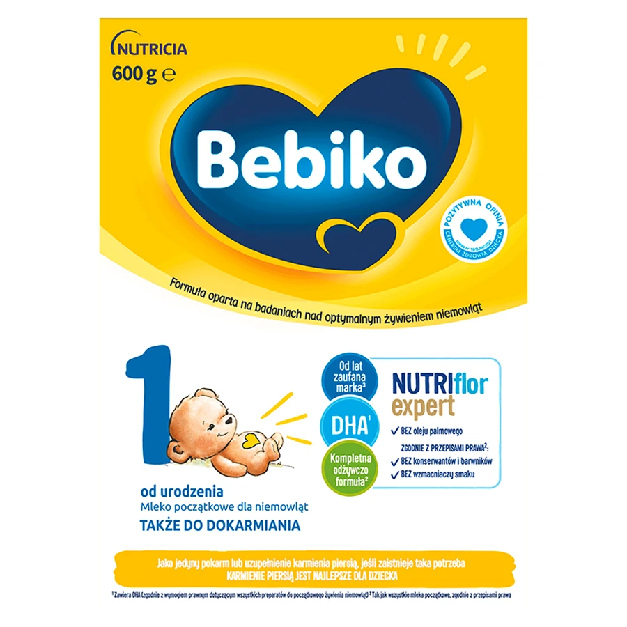 Сухая молочная смесь Bebiko 1 Nutriflor Expert с рождения, 600 г: цены и характеристики