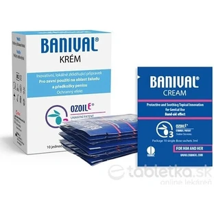 Banival Крем от баланита и баланопостита, 10 пакетиков по 3 мл, Erbagil