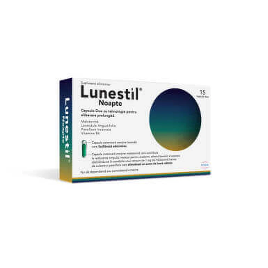 Lunestil Night 15 капсул дует, Stada: ціни та характеристики