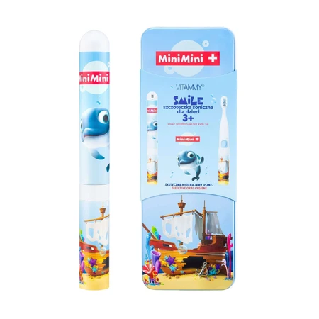Vitammy Smile, звукова зубна щітка для дітей, MiniMini+ Дельфін, від 3 років, 1 шт.: ціни та характеристики