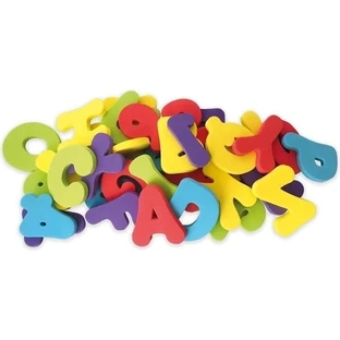 NUBY Букви та цифри для ванни 36 шт 12 м + 1×36 шт, букви та цифри для води