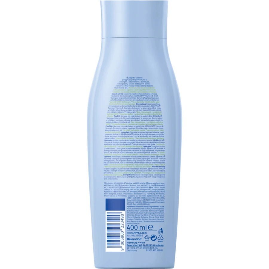 Nivea Volume amp; Сила шампуню з агавою, 400 мл: ціни та характеристики