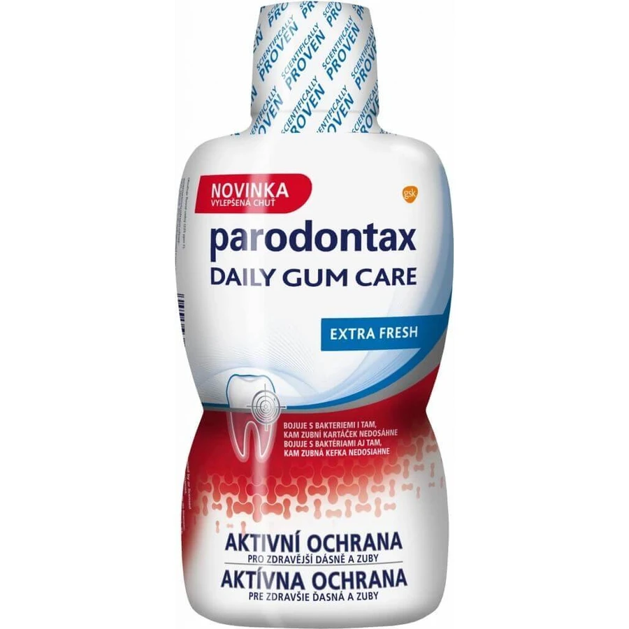 Parodontax Daily Gum Care Extra Fresh ополіскувач для порожнини рота 1×500 мл, ополіскувач для порожнини рота: ціни та характеристики