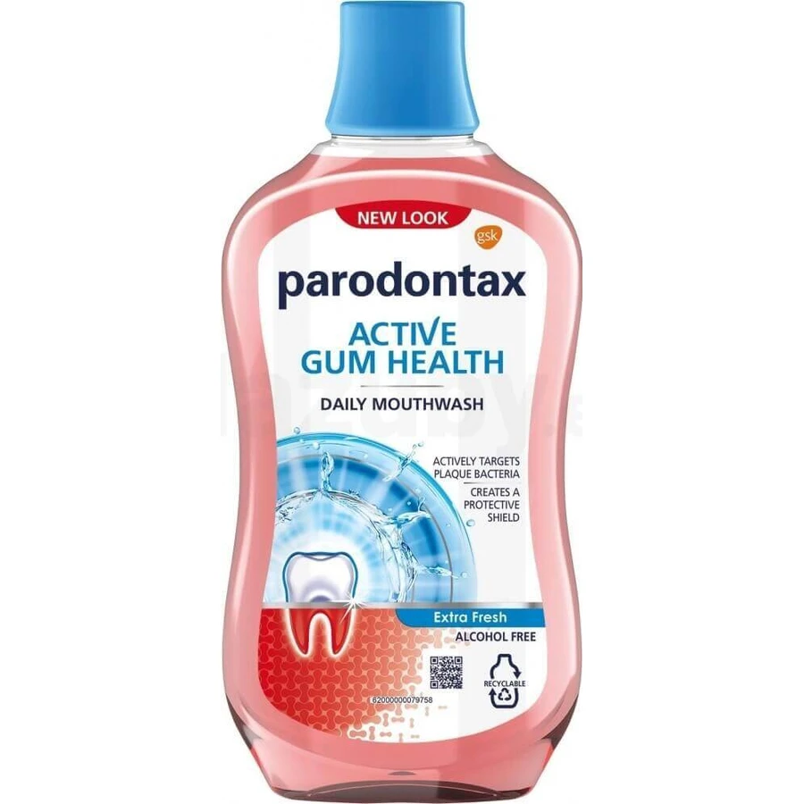 Parodontax Daily Gum Care Extra Fresh ополіскувач для порожнини рота 1×500 мл, ополіскувач для порожнини рота: ціни та характеристики