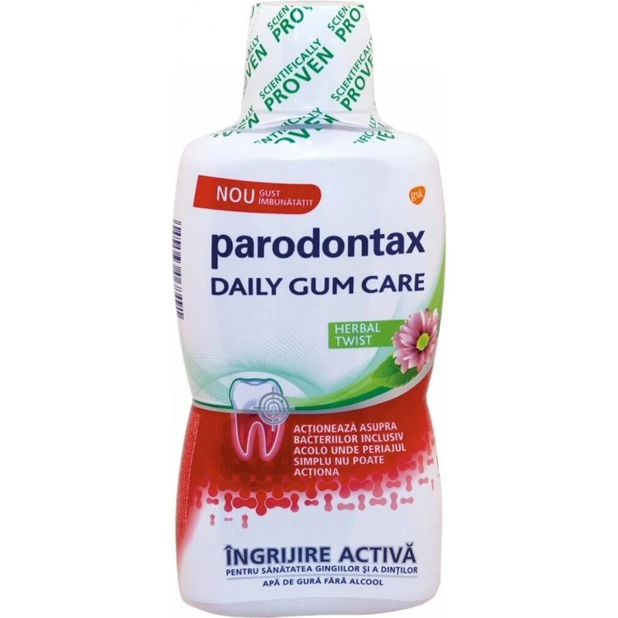 Parodontax Daily Gum Care Extra Fresh ополіскувач для порожнини рота 1×500 мл, ополіскувач для порожнини рота: ціни та характеристики