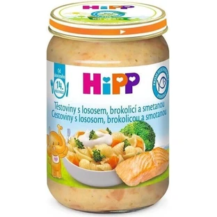 HiPP Паста з лососем, броколі та вершками з Великобританії. 14 місяців 1×250 г, м'ясна закваска для дітей