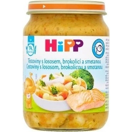 HiPP Паста з лососем, броколі та вершками з Великобританії. 14 місяців 1×250 г, м'ясна закваска для дітей: ціни та характеристики