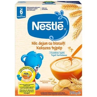 Сухая молочная каша Nestle Пшеничная с печеньем, для детей 6 месяцев, 250 г