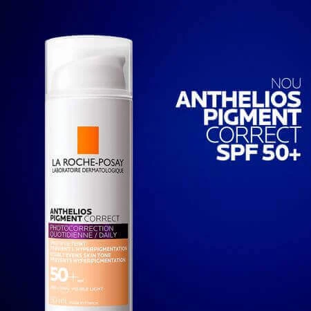 La Roche-Posay Anthelios Pigment Correct Антипигментационный крем с SPF 50+, 50 мл: цены и характеристики