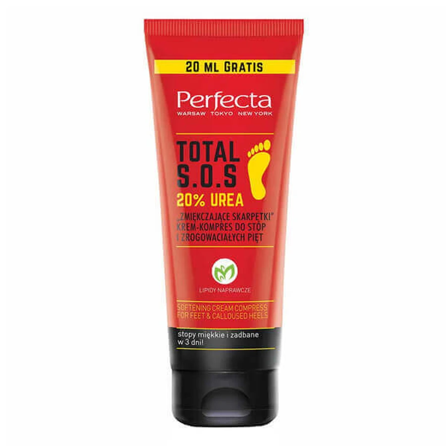 Крем для ног Perfecta Total S.O.S 20% Urea, 120 мл: цены и характеристики
