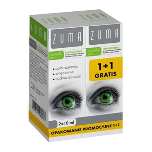 Zuma wietlik Plus, антивозрастные глазные капли, 2 x 10 мл
