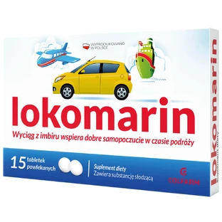 Локомарин Colfarm Lokomarin таблетки, вкриті плівковою оболонкою, №15 