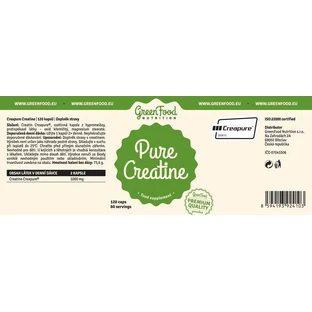 GreenFood Nutrition GreenFood Pure Creatine 120 капсул