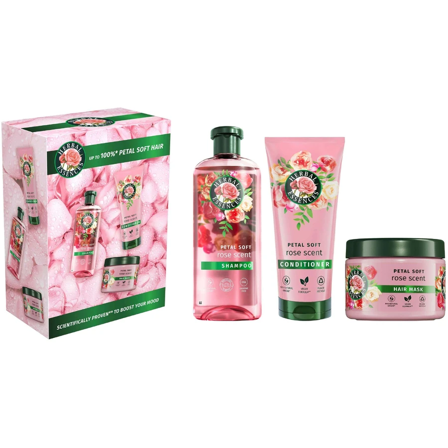 Набір продуктів Herbal Essences Herbal Essences Rose: ампула + кондиціонер + маска: ціни та характеристики