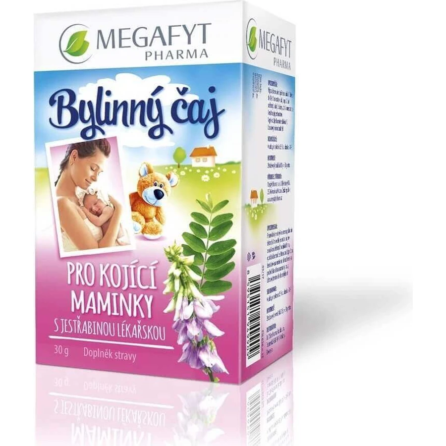 МЕГАФІТ Фіточай при грудному вигодовуванні. 1×30 г (20×1,5 г), чай з глодом: ціни та характеристики