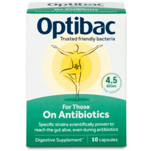 Пробіотик Optibac, 10 капсул