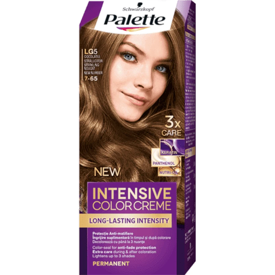 Palette Intensive Colour Creme Permanent Colour Palette LG5 (7-65) Шоколадный шиммер, 1 шт.: цены и характеристики
