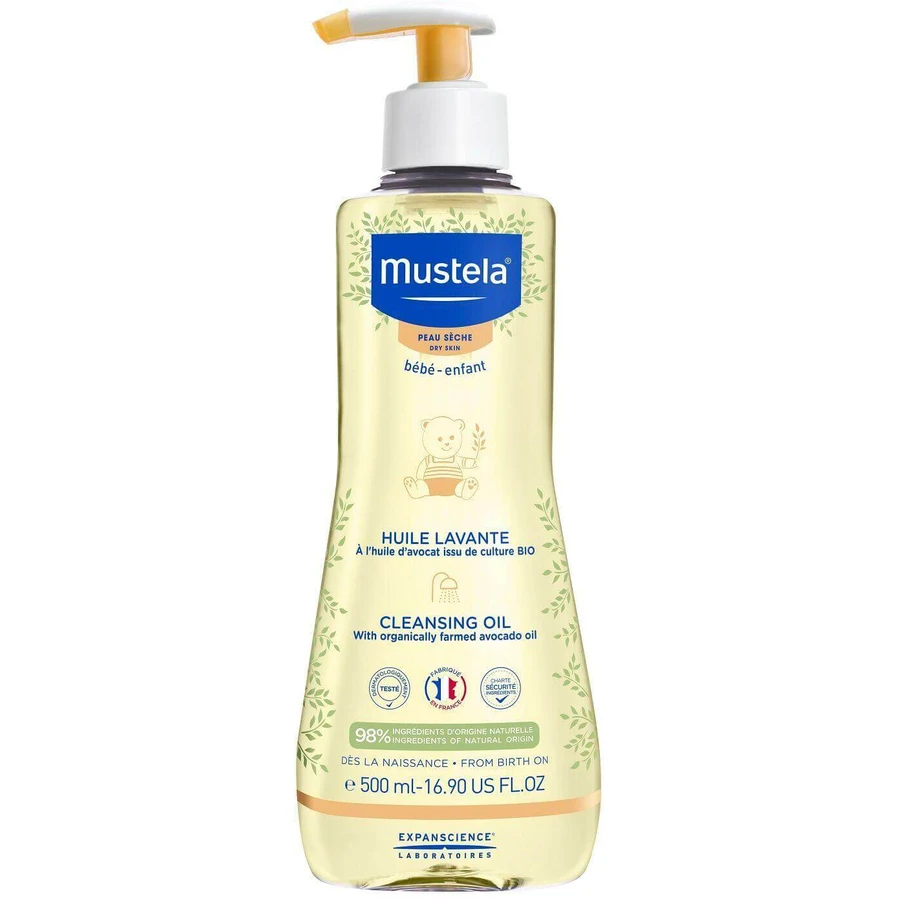 Mustela Масло для ванны для сухой кожи 500 мл: цены и характеристики