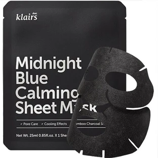 Маска с бамбуковым углем Midnight Blue, 25 мл, Klairs
