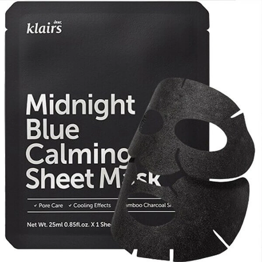 Маска с бамбуковым углем Midnight Blue, 25 мл, Klairs: цены и характеристики