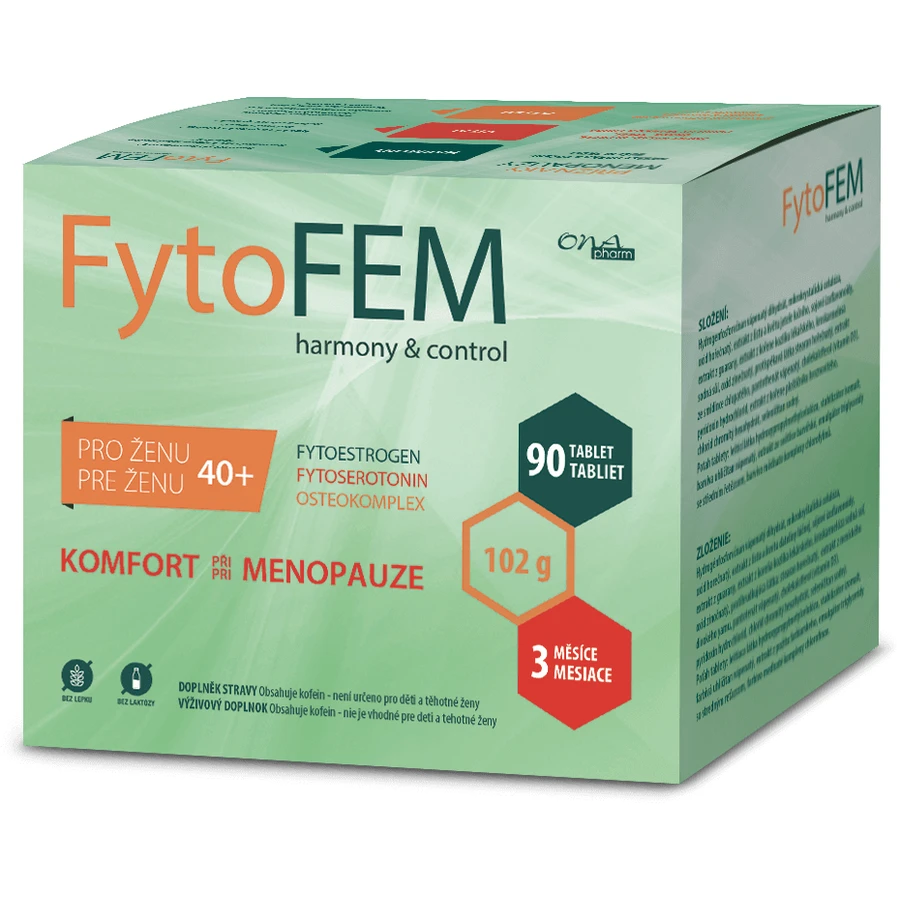 Фітофем Гармонія та контроль Ona Farm FytoFem Harmonie & control, 90 таблеток: ціни та характеристики