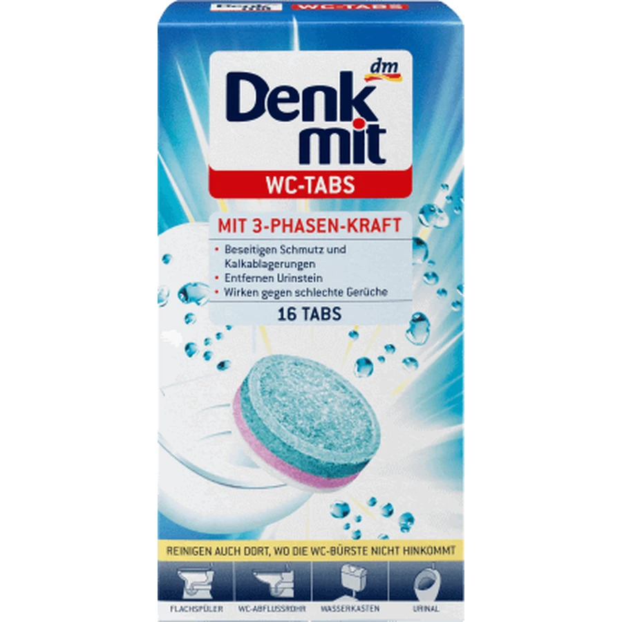 Denkmit Туалетные таблетки 16x25 г, 400 г: цены и характеристики