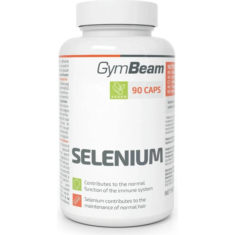 Gymbeam селен 90 капс 1×90 капсул: цены и характеристики