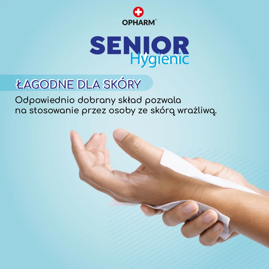 Opharm Senior Hygienic 3в1, вологі серветки, 72 шт.: ціни та характеристики