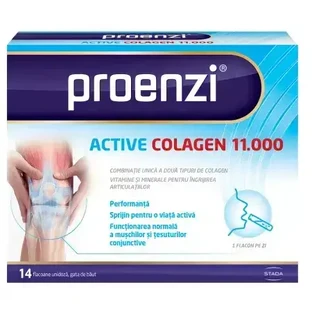 Активний колаген Proenzi Artrostop Artrostop Active Collagen, 14 однодозових флаконів, Walmark